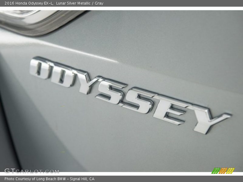 Lunar Silver Metallic / Gray 2016 Honda Odyssey EX-L