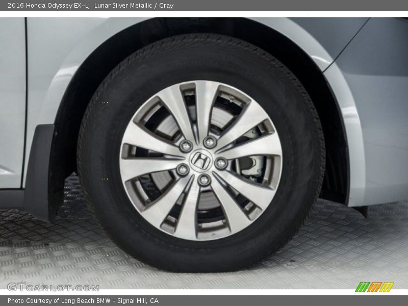 Lunar Silver Metallic / Gray 2016 Honda Odyssey EX-L