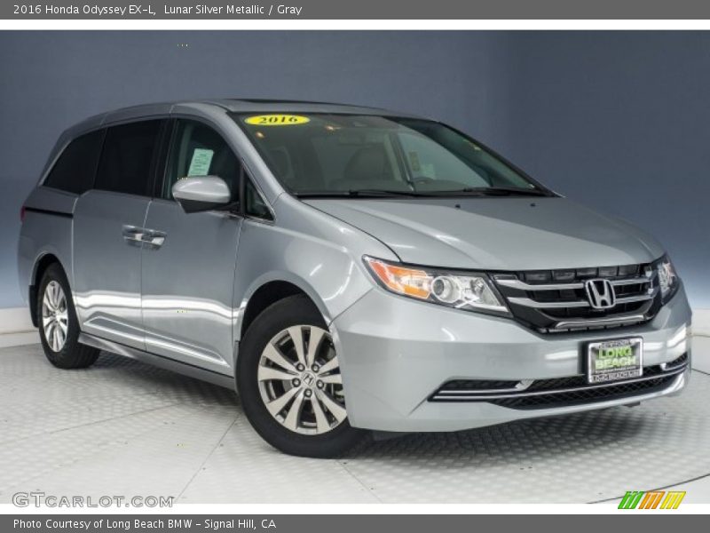Lunar Silver Metallic / Gray 2016 Honda Odyssey EX-L