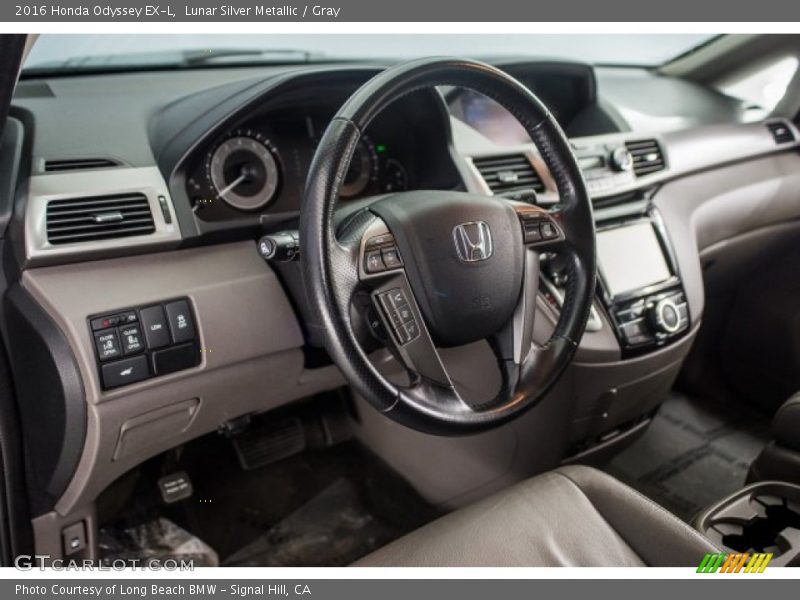 Lunar Silver Metallic / Gray 2016 Honda Odyssey EX-L