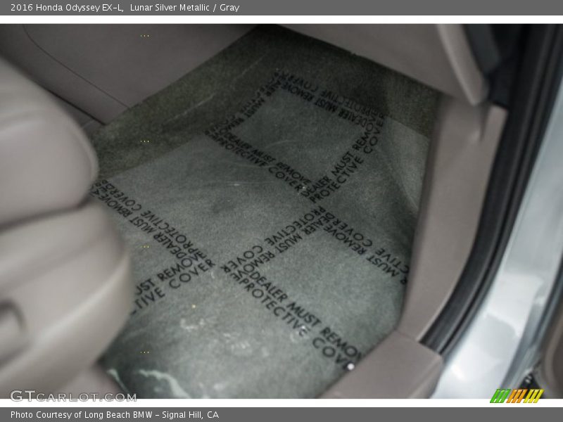 Lunar Silver Metallic / Gray 2016 Honda Odyssey EX-L