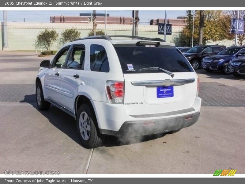 Summit White / Light Gray 2005 Chevrolet Equinox LS
