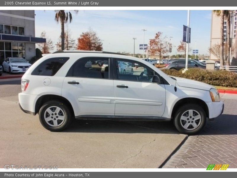 Summit White / Light Gray 2005 Chevrolet Equinox LS