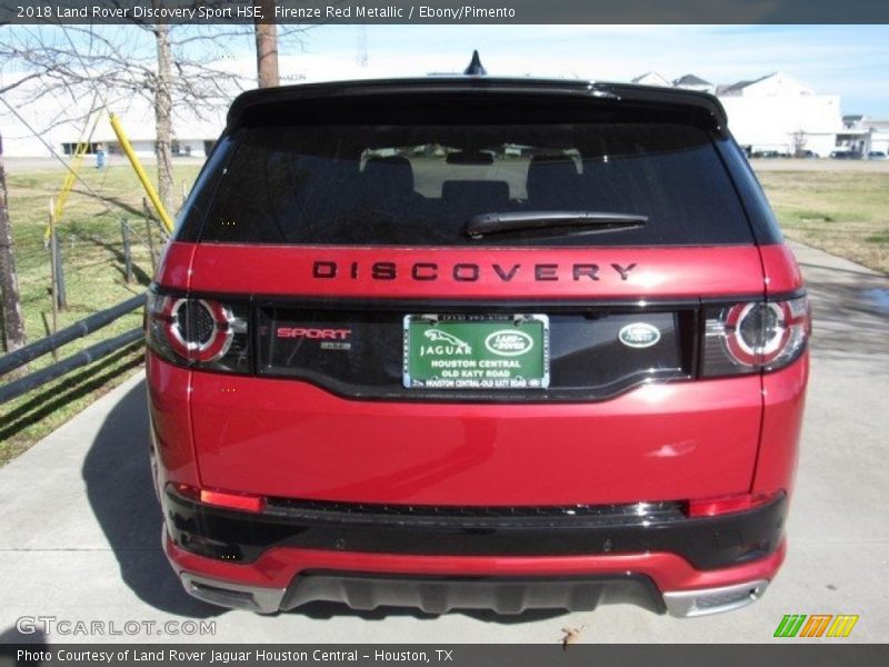 Firenze Red Metallic / Ebony/Pimento 2018 Land Rover Discovery Sport HSE