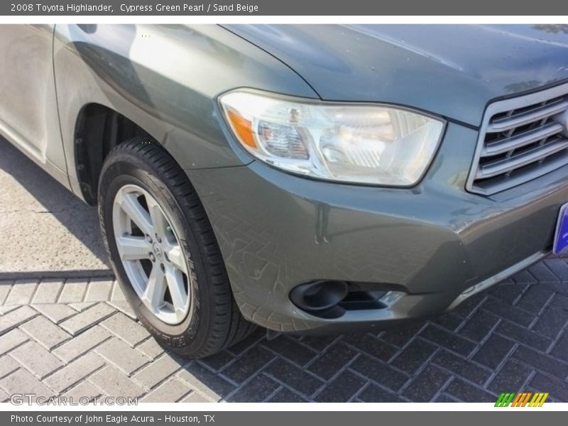 Cypress Green Pearl / Sand Beige 2008 Toyota Highlander