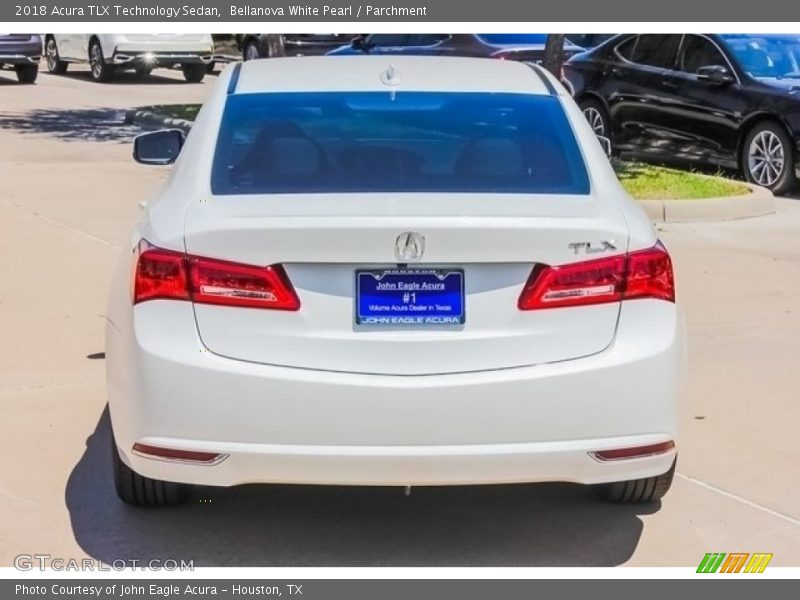 Bellanova White Pearl / Parchment 2018 Acura TLX Technology Sedan