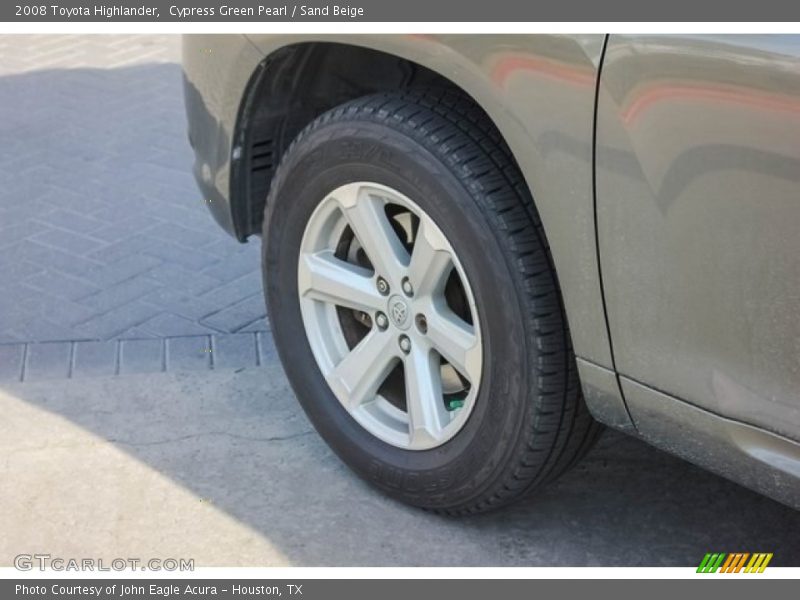 Cypress Green Pearl / Sand Beige 2008 Toyota Highlander