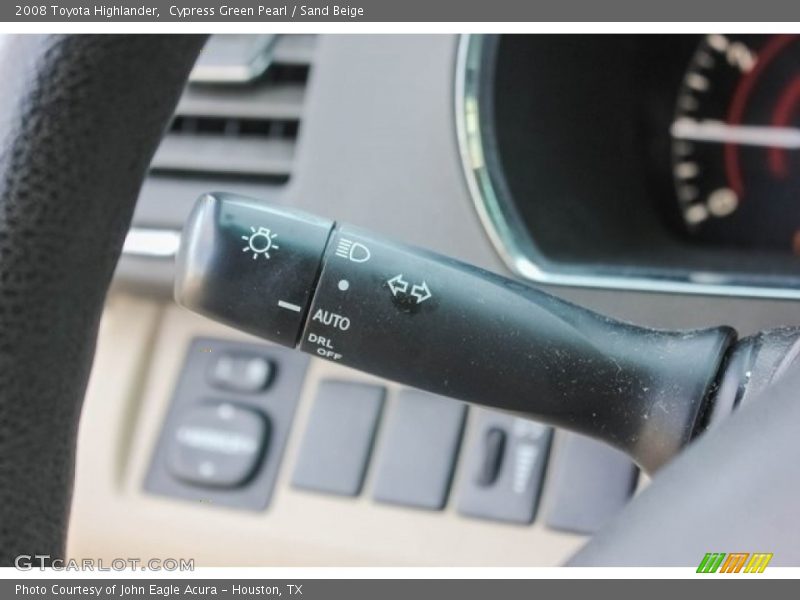 Cypress Green Pearl / Sand Beige 2008 Toyota Highlander
