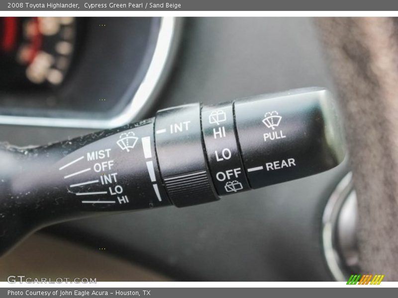 Cypress Green Pearl / Sand Beige 2008 Toyota Highlander