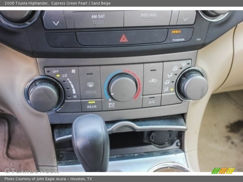 Cypress Green Pearl / Sand Beige 2008 Toyota Highlander