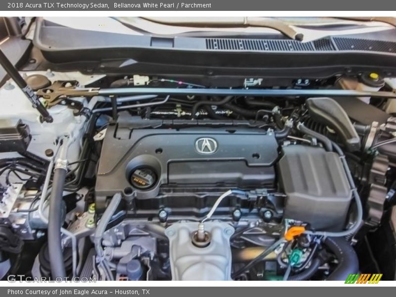 Bellanova White Pearl / Parchment 2018 Acura TLX Technology Sedan
