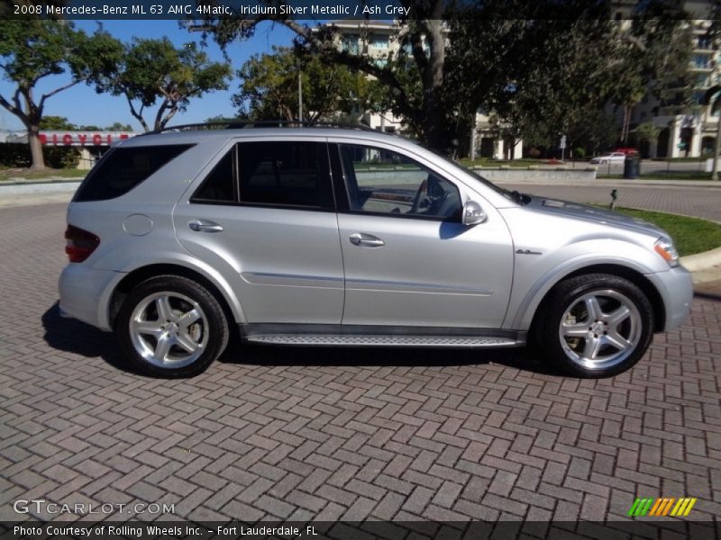 Iridium Silver Metallic / Ash Grey 2008 Mercedes-Benz ML 63 AMG 4Matic