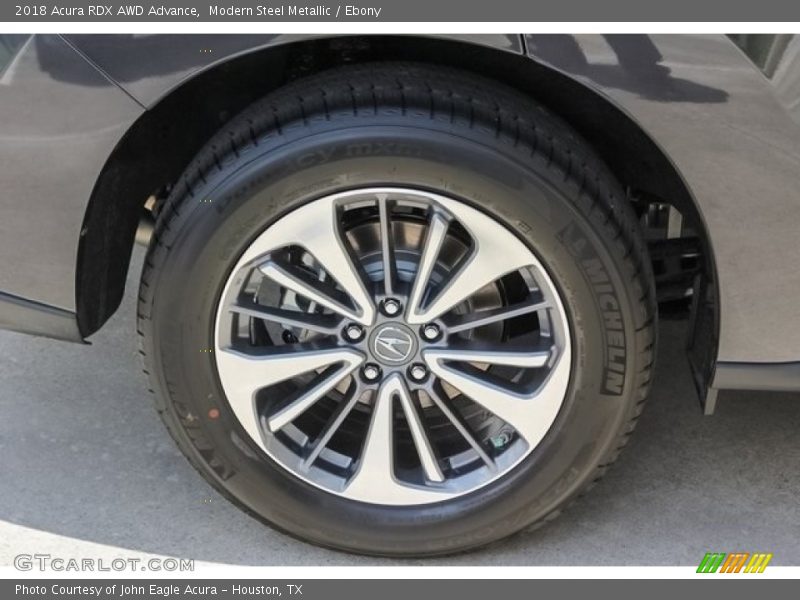 Modern Steel Metallic / Ebony 2018 Acura RDX AWD Advance