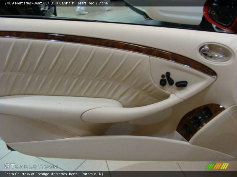 Mars Red / Stone 2009 Mercedes-Benz CLK 350 Cabriolet