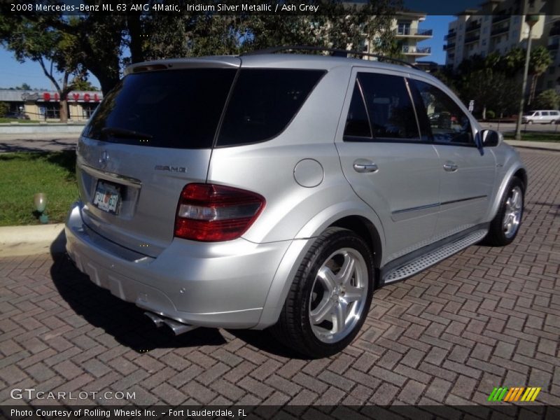 Iridium Silver Metallic / Ash Grey 2008 Mercedes-Benz ML 63 AMG 4Matic