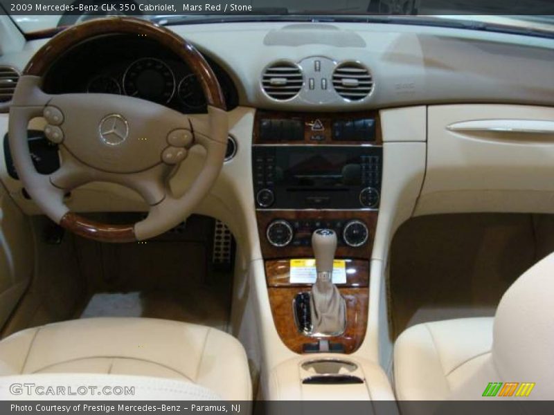 Mars Red / Stone 2009 Mercedes-Benz CLK 350 Cabriolet