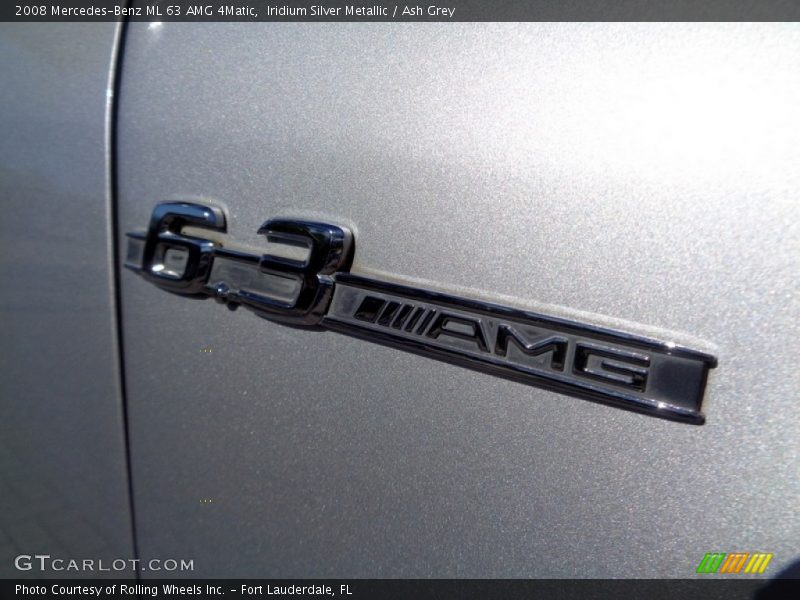 Iridium Silver Metallic / Ash Grey 2008 Mercedes-Benz ML 63 AMG 4Matic
