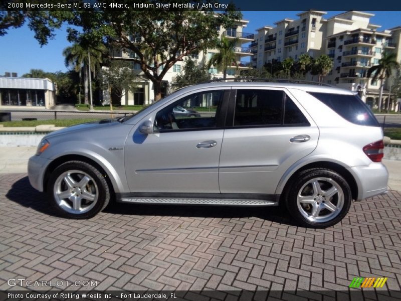 Iridium Silver Metallic / Ash Grey 2008 Mercedes-Benz ML 63 AMG 4Matic