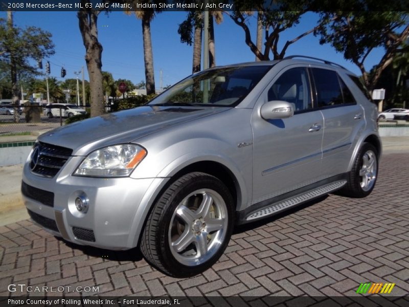 Iridium Silver Metallic / Ash Grey 2008 Mercedes-Benz ML 63 AMG 4Matic