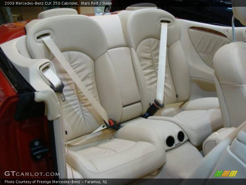 Mars Red / Stone 2009 Mercedes-Benz CLK 350 Cabriolet