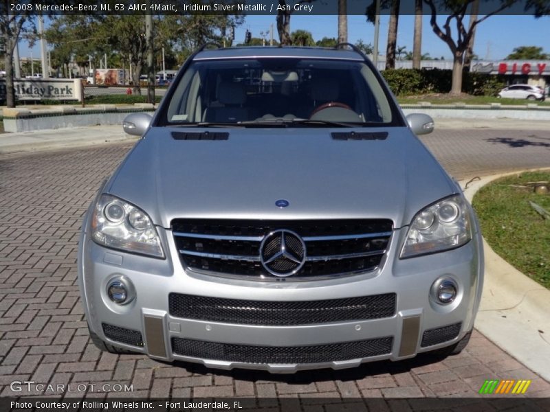 Iridium Silver Metallic / Ash Grey 2008 Mercedes-Benz ML 63 AMG 4Matic