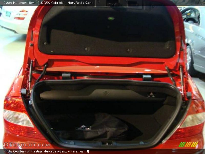 Mars Red / Stone 2009 Mercedes-Benz CLK 350 Cabriolet