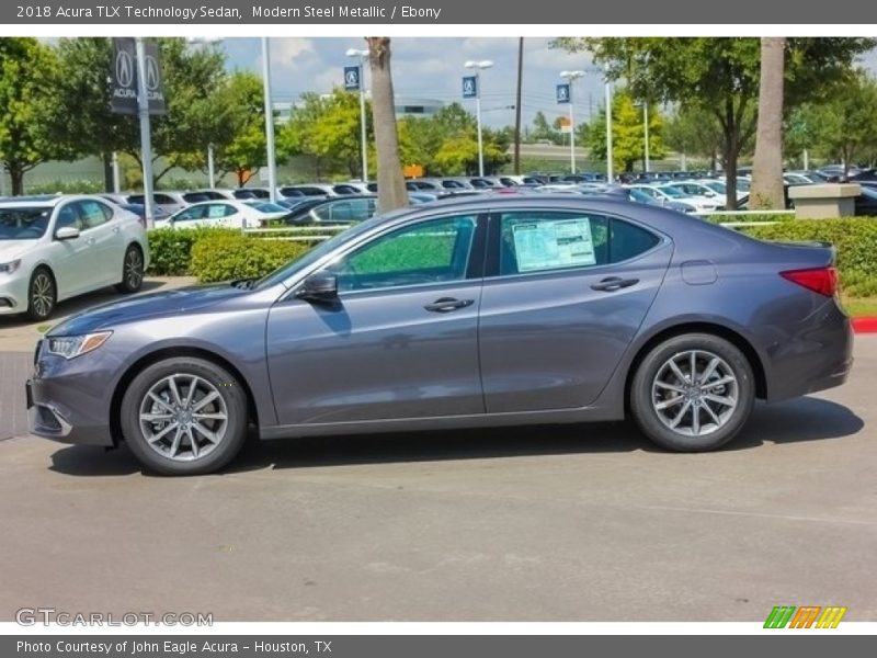 Modern Steel Metallic / Ebony 2018 Acura TLX Technology Sedan