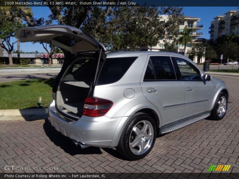 Iridium Silver Metallic / Ash Grey 2008 Mercedes-Benz ML 63 AMG 4Matic