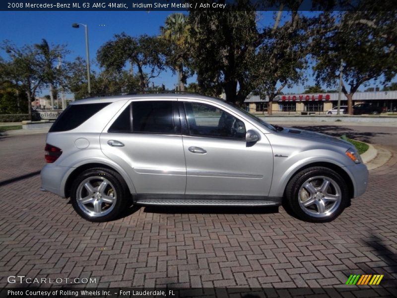 Iridium Silver Metallic / Ash Grey 2008 Mercedes-Benz ML 63 AMG 4Matic