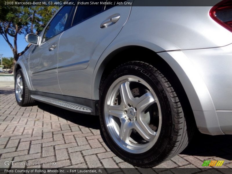 Iridium Silver Metallic / Ash Grey 2008 Mercedes-Benz ML 63 AMG 4Matic