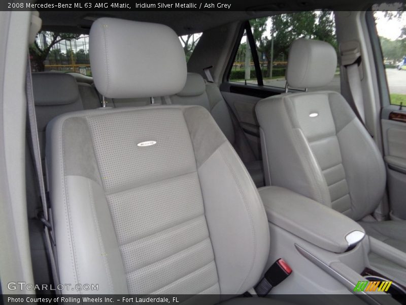 Iridium Silver Metallic / Ash Grey 2008 Mercedes-Benz ML 63 AMG 4Matic