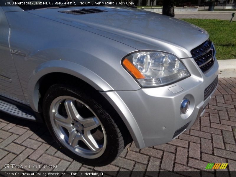 Iridium Silver Metallic / Ash Grey 2008 Mercedes-Benz ML 63 AMG 4Matic