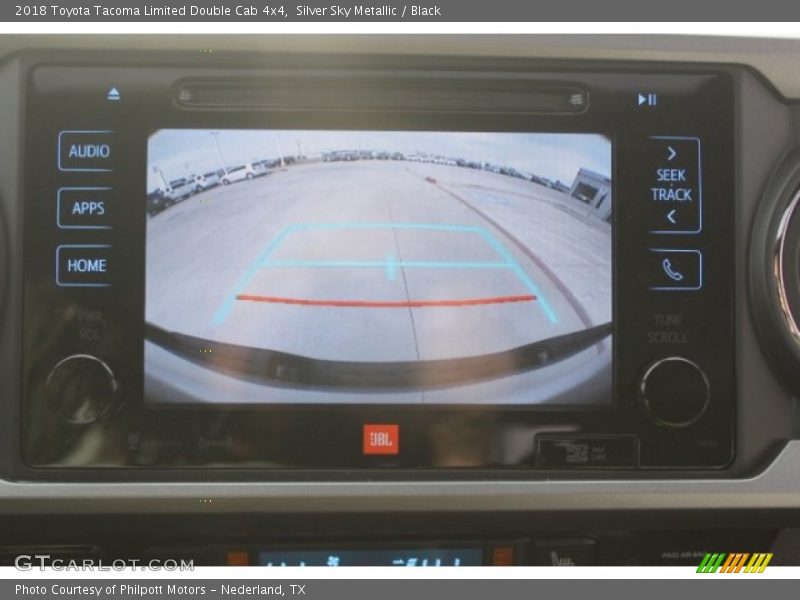 Silver Sky Metallic / Black 2018 Toyota Tacoma Limited Double Cab 4x4