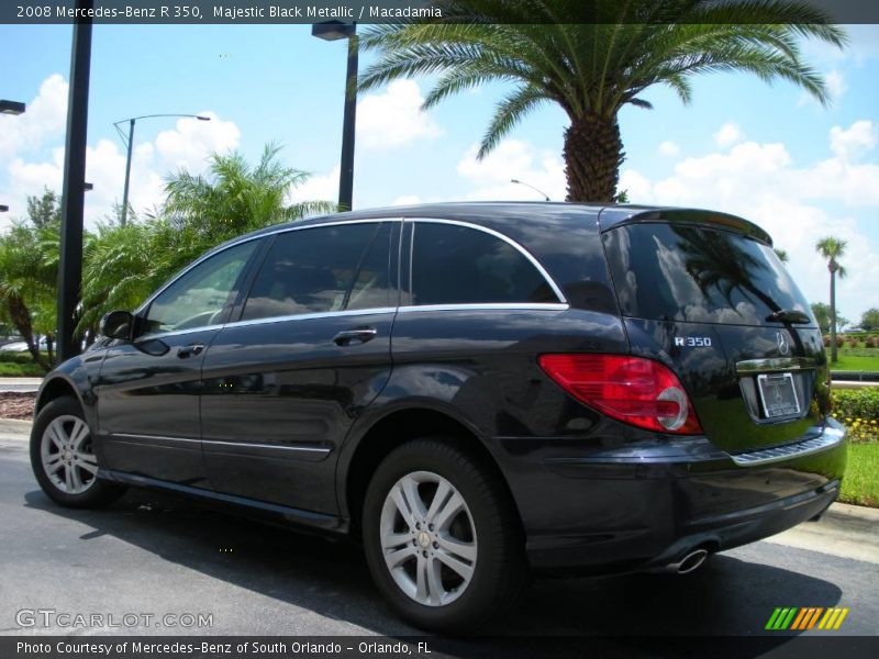 Majestic Black Metallic / Macadamia 2008 Mercedes-Benz R 350