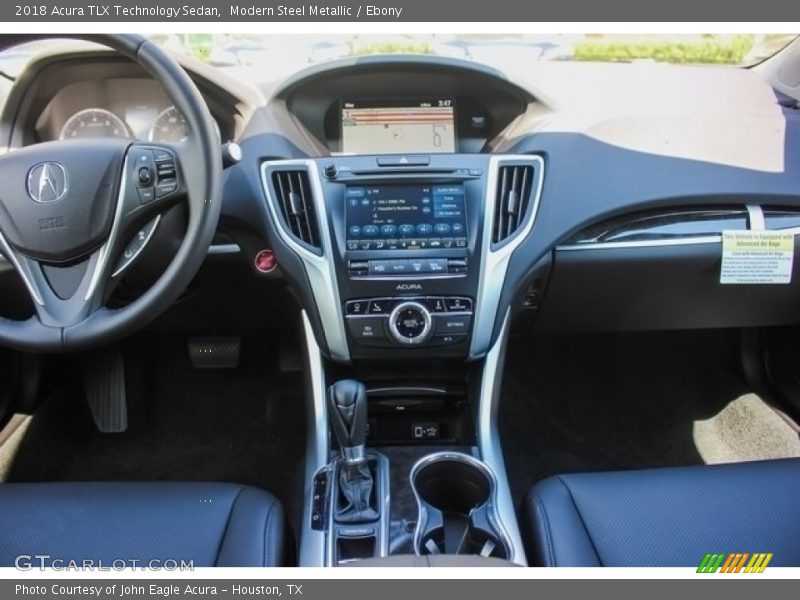 Modern Steel Metallic / Ebony 2018 Acura TLX Technology Sedan