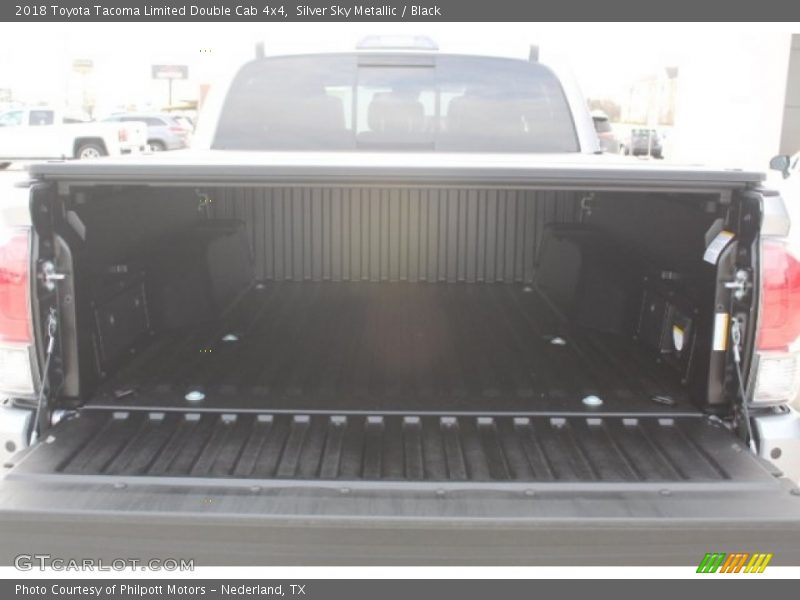 Silver Sky Metallic / Black 2018 Toyota Tacoma Limited Double Cab 4x4