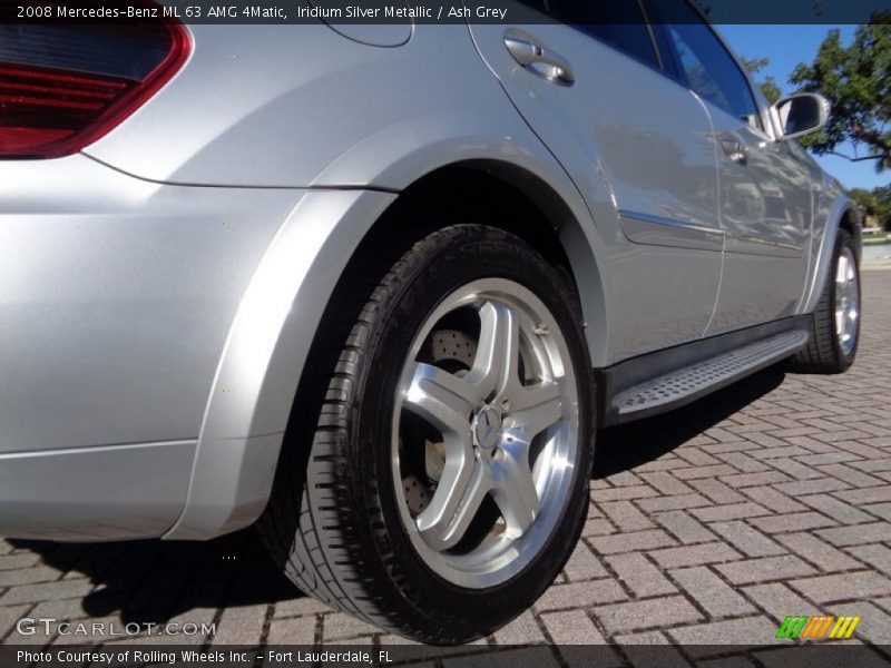 Iridium Silver Metallic / Ash Grey 2008 Mercedes-Benz ML 63 AMG 4Matic