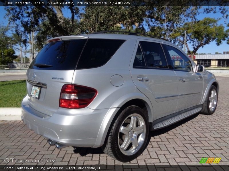 Iridium Silver Metallic / Ash Grey 2008 Mercedes-Benz ML 63 AMG 4Matic