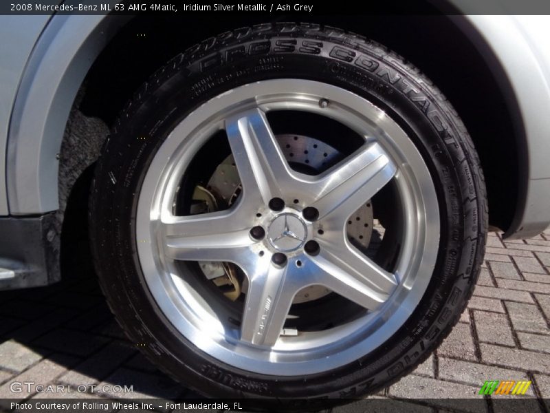 Iridium Silver Metallic / Ash Grey 2008 Mercedes-Benz ML 63 AMG 4Matic