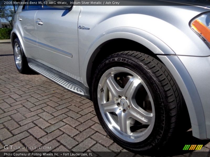 Iridium Silver Metallic / Ash Grey 2008 Mercedes-Benz ML 63 AMG 4Matic