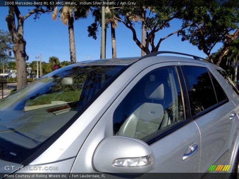 Iridium Silver Metallic / Ash Grey 2008 Mercedes-Benz ML 63 AMG 4Matic