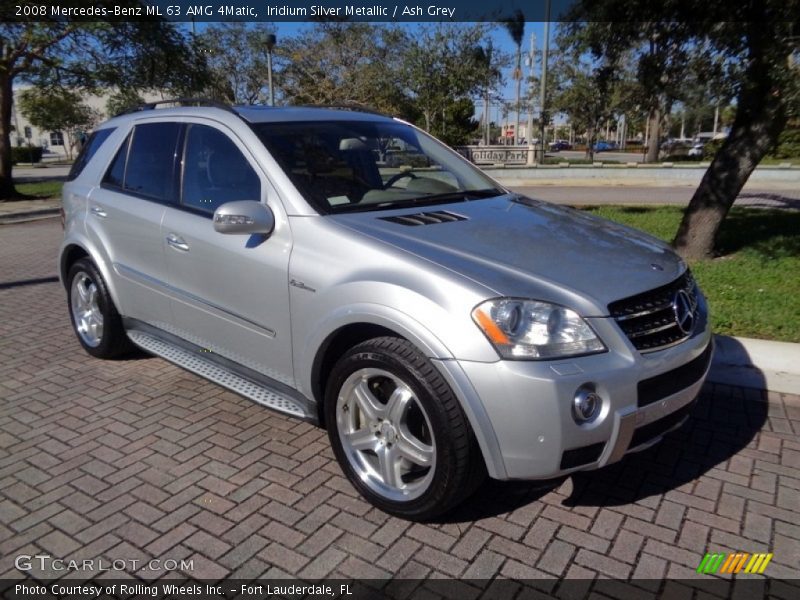 Iridium Silver Metallic / Ash Grey 2008 Mercedes-Benz ML 63 AMG 4Matic