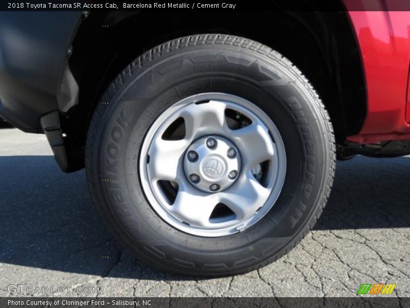 Barcelona Red Metallic / Cement Gray 2018 Toyota Tacoma SR Access Cab