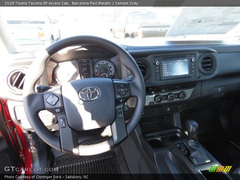 Barcelona Red Metallic / Cement Gray 2018 Toyota Tacoma SR Access Cab