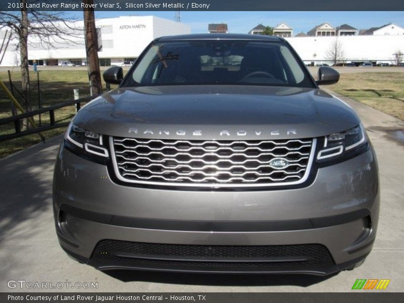 Silicon Silver Metallic / Ebony 2018 Land Rover Range Rover Velar S