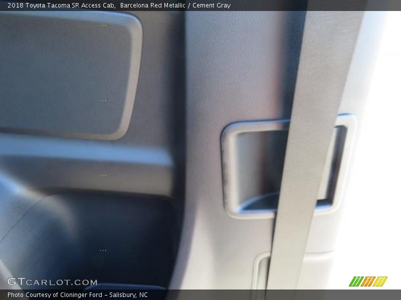 Barcelona Red Metallic / Cement Gray 2018 Toyota Tacoma SR Access Cab