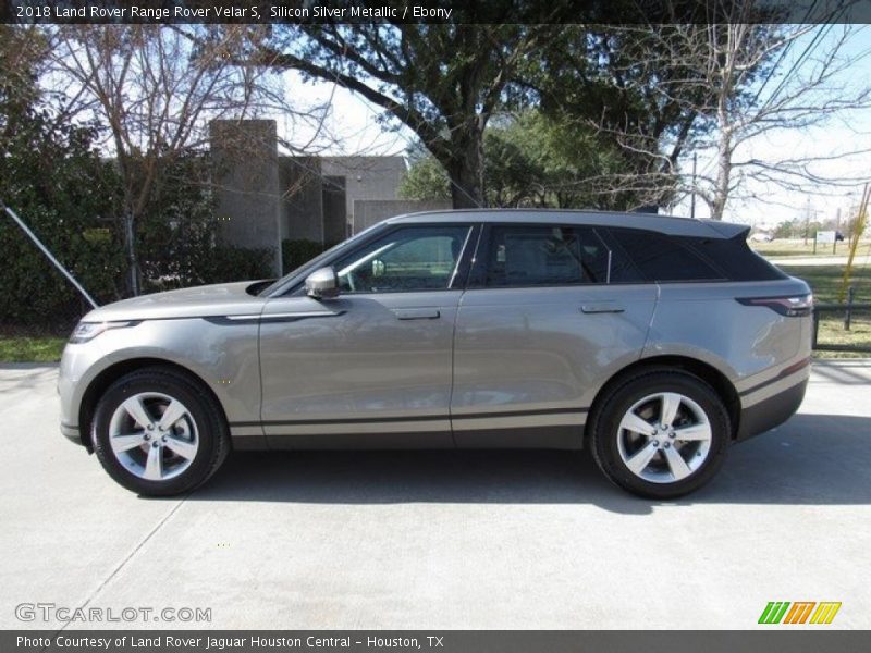 Silicon Silver Metallic / Ebony 2018 Land Rover Range Rover Velar S