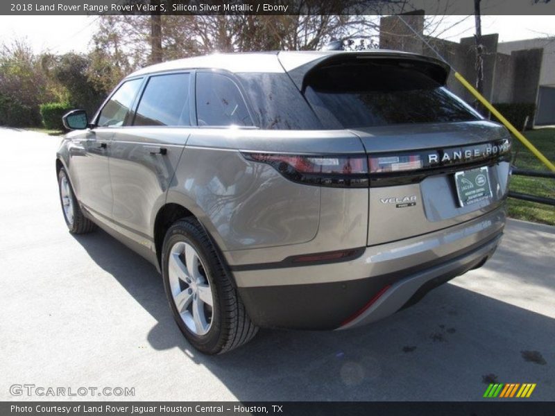 Silicon Silver Metallic / Ebony 2018 Land Rover Range Rover Velar S