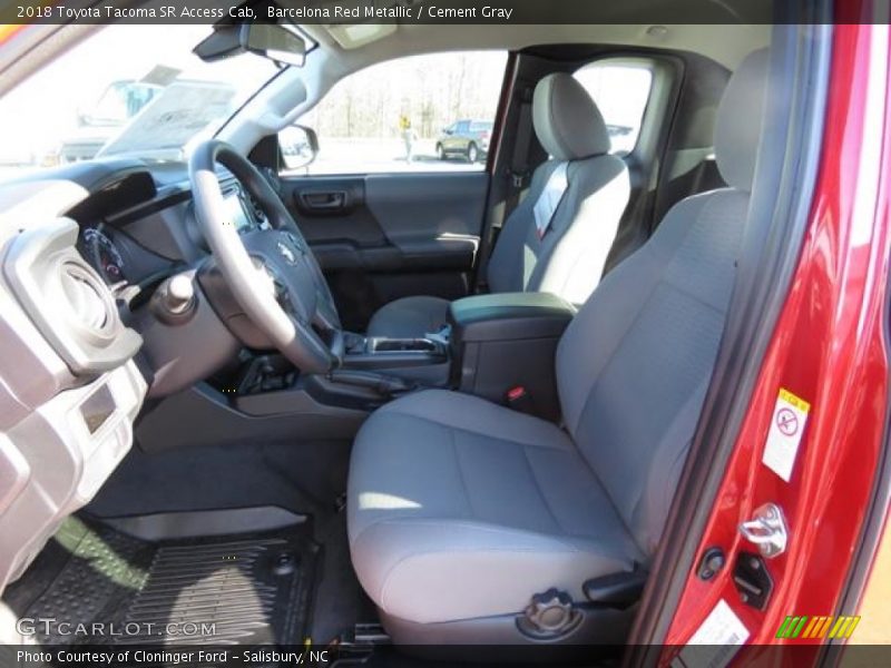 Barcelona Red Metallic / Cement Gray 2018 Toyota Tacoma SR Access Cab
