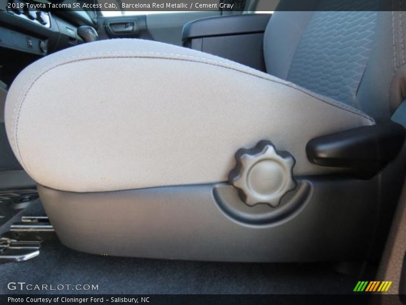 Barcelona Red Metallic / Cement Gray 2018 Toyota Tacoma SR Access Cab